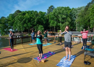 Lake Gaston Yoga Class