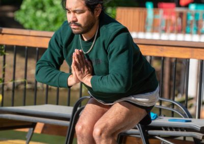 Lake Gaston Yoga Student