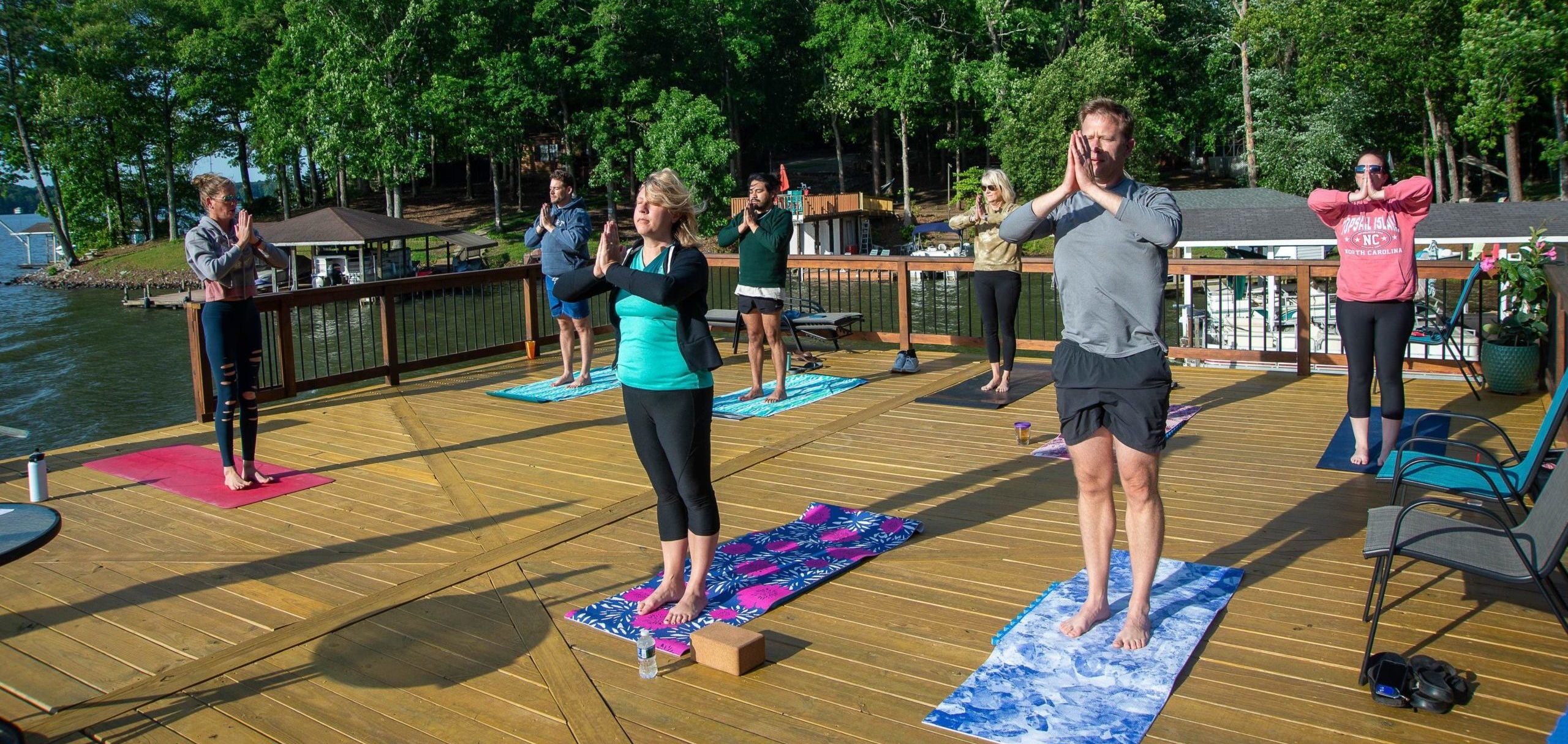 Lake Gaston Yoga Class