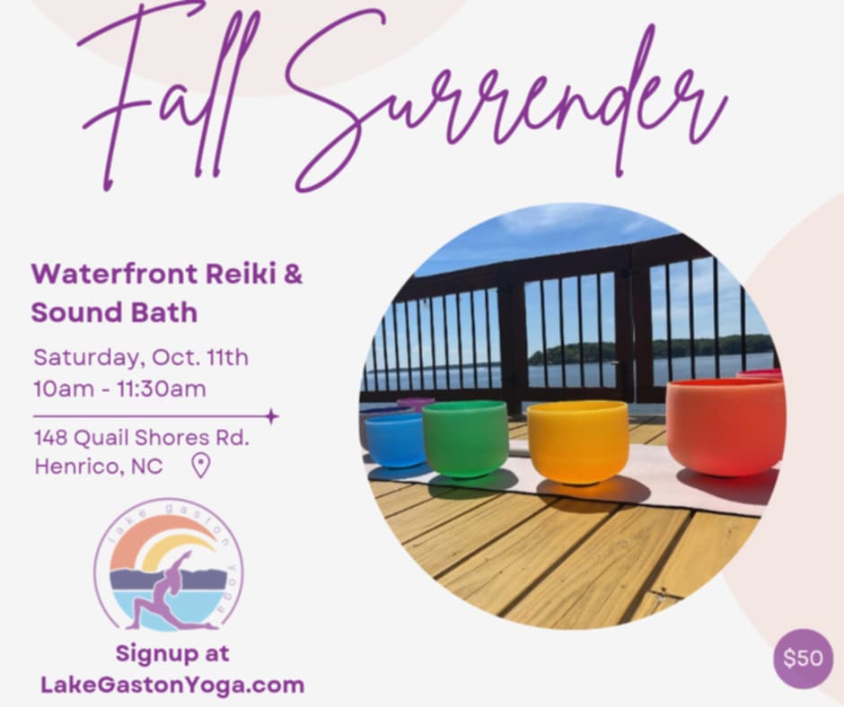 Fall Surrender | Lake Gaston Yoga